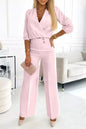Women's Unique Cool Solid Color Trousers Suits