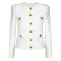 Women's Quality Spring Autumn Long Sleeve Round Jackets