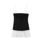 Women's Early Spring Poplin Stitching Pleated Dress Dresses
