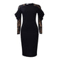 Women's Temperament Lace Slim Fit Patchwork Sexy Dresses