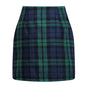 Women's High Waist Tartan Tight Pencil Wool Skirts