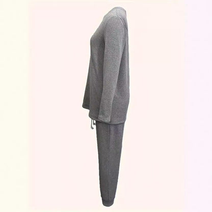 Winter Solid Color Casual Comfortable Thermal Suits