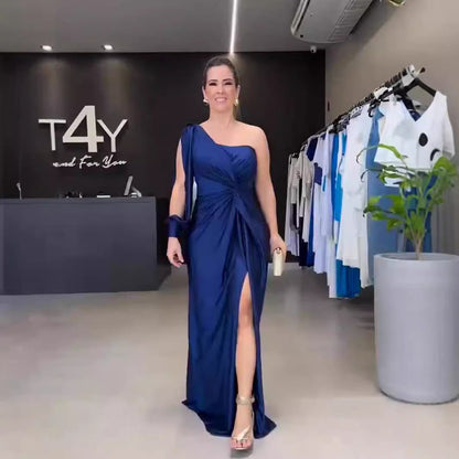 Women's Spring Dress Fashionable Temperament Cinched Waist Dresses