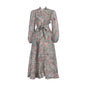 Catwalk Design Sense Hanging Flower Long Dresses