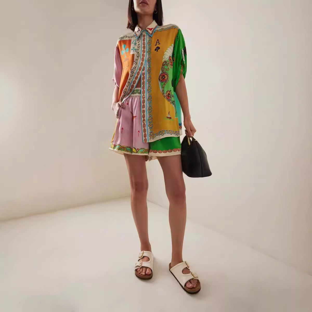 Trendy Fashion Linen Iti Macaron Lapel Suits