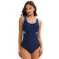 One Piece Swimsuit Ladies Conservative Sports Sexy Beauty Back Triangle Swimming