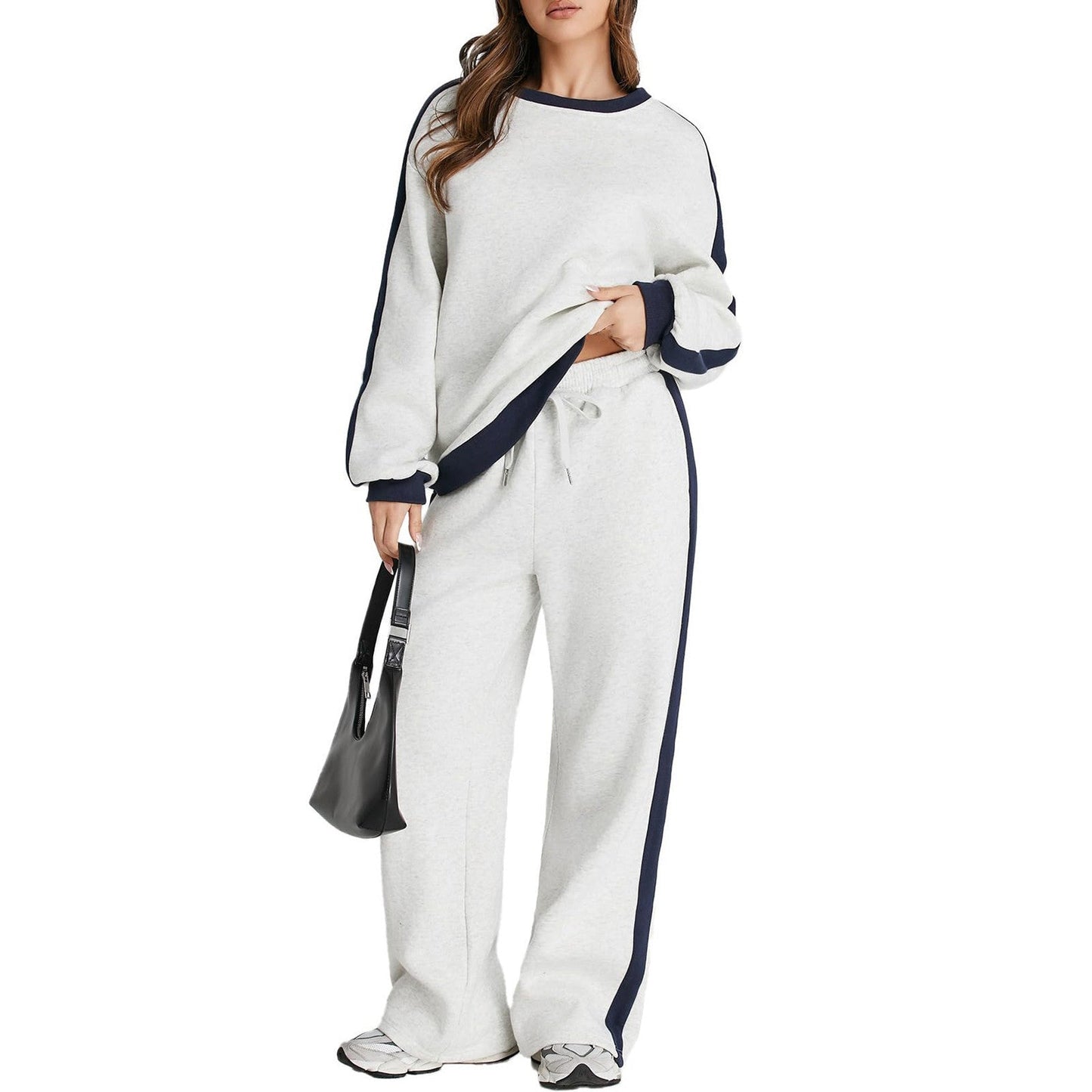 Leisure Simple Graceful Color Matching Long Suits