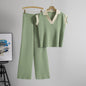 Women's Knitted Two-piece Summer Loose Slimming Fashion Suits