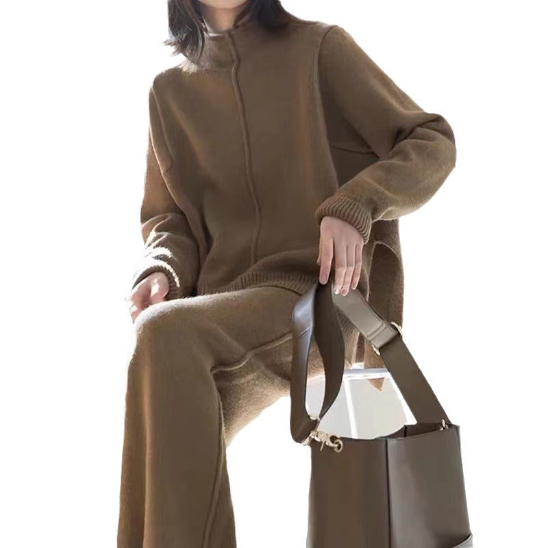 Women's Fashion Set Retro Style Fashionable Split Suits