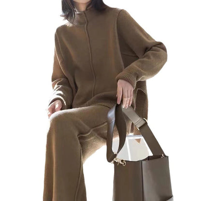 Women's Fashion Set Retro Style Fashionable Split Suits