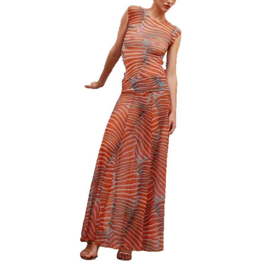 Women's Summer Sexy Slim Fit Slimming Sleeveless Suits