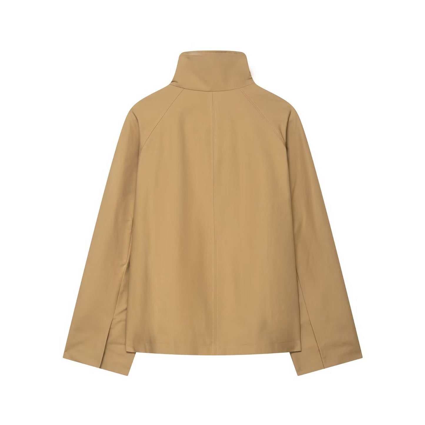 Autumn Simple Solid Color Loose Trench Coats