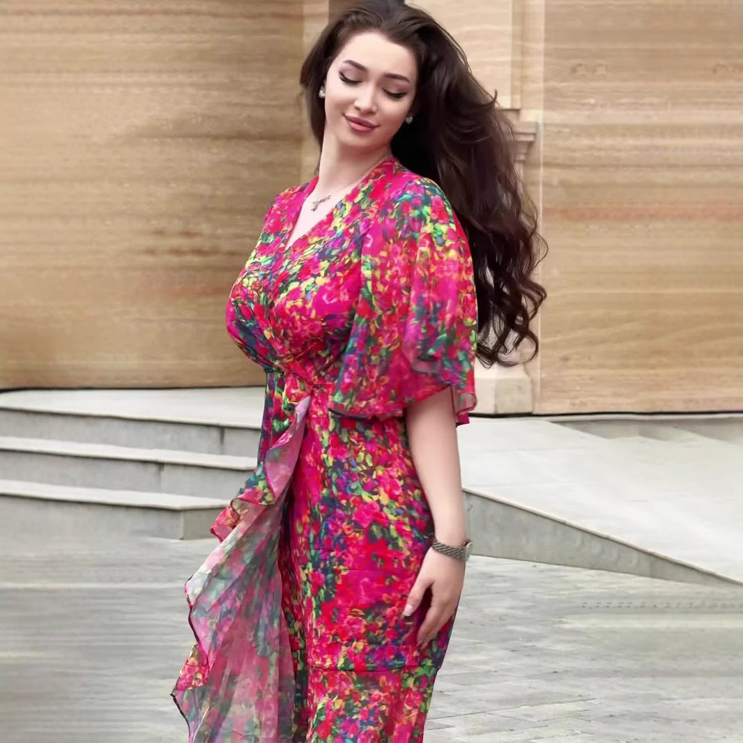Women's Spring Sexy Elegant Graceful Sleeve Dress Dresses