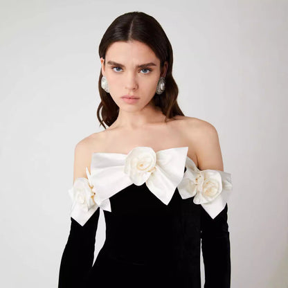 Long Sleeve Dress Hepburn Style Fishtail Dresses