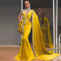 Women's Dress Yellow Gold Sequins Long For Dresses