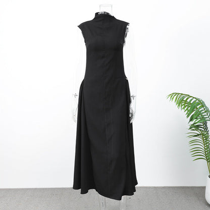 Dress Elegance Round Neck Slim Fit Dresses