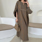 Women's Color Simple Comfortable Loose Long Sleeve Clothing