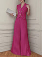 Women's Slouchy Fashion Pleated Two-piece For Suits