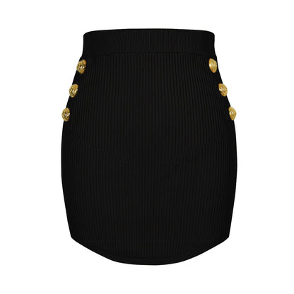 Women's Quality Fashionable Knitted Half-length Outfit Suits