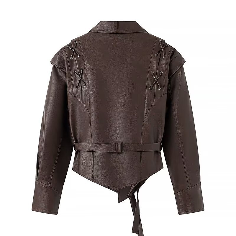 Women's Vintage Green Collar Single Breasted With Jackets