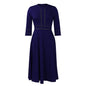 Women's Sleeve Stand Collar Fashion Party Large Dresses