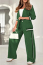 Women's Wear Solid Color Rib Business Temperament Suits