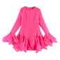 Women's Laminated Ruffles Tulle Tutu Dress Fairy Dresses