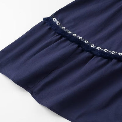 Summer Tassel Decoration Waist Trimming Fashion Dresses
