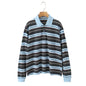 Women's Autumn Collar Long Sleeve Contrast Color Blouses