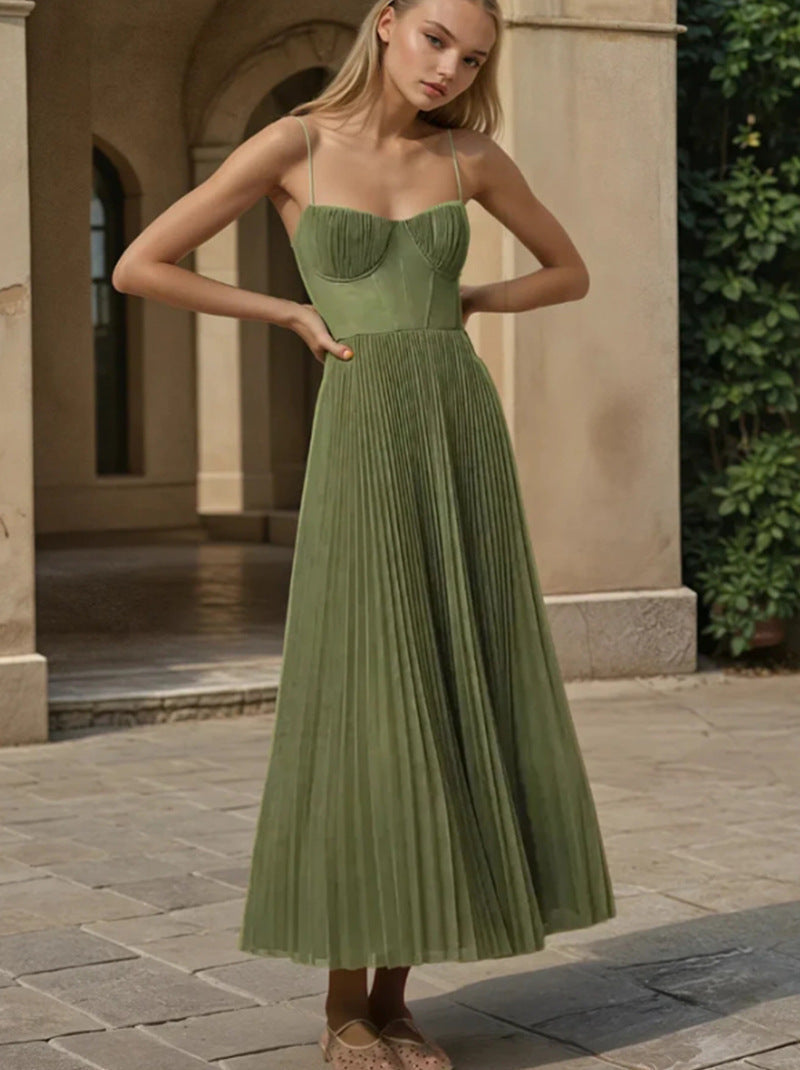 Women's Bridesmaid Gown Backless Deep V Sexy Dresses