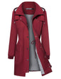 Women's Raincoat Waterproof Windbreaker Striped Mountaineering Outdoor Coats