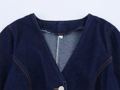 Women's Spring Casual Denim Simple Elegant Dress Dresses