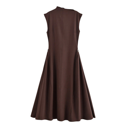 Women's Spring Sleeveless Casual Design French Fashion Dresses
