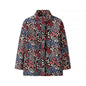 Women's Fashion Casual Oversized Loose-fitting Pattern Print Coats