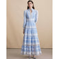 Women's Dress Stitching Lace Edge Design Sense Dresses