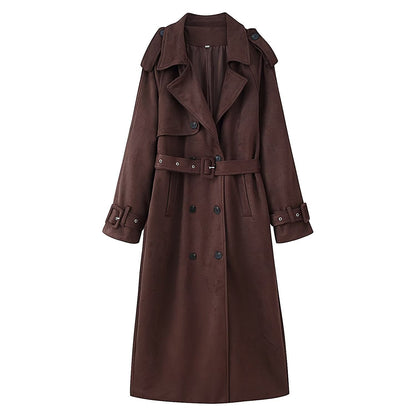 Women's Fashion Casual Loose Temperament Trench Coats