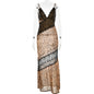 Elegant Slim Sleeveless Leopard Splicing Hot Dresses