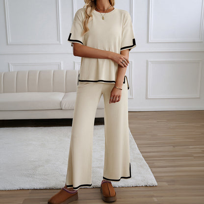 Women's Fashion Wear Casual Solid Color Sleeve Suits