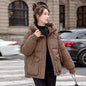 Women's Winter Korean Style Cotton Clothes Hooded Thickened Thermal Fashion Coats