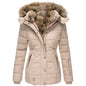 Women's Winter Warm Fur Collar Cotton Clothes Coats