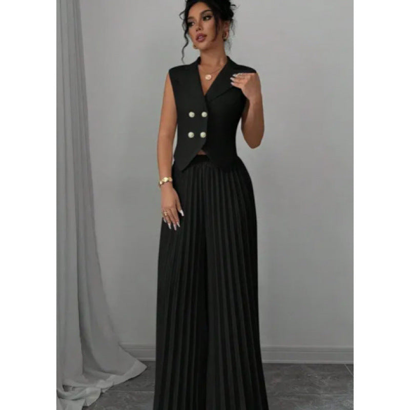 Women's Durable Stylish Beautiful Fashion Pleated Suits