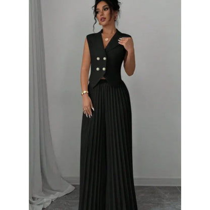 Women's Durable Stylish Beautiful Fashion Pleated Suits