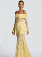 Sexy Cutout Long-sleeved Fishtail Long Dress Dresses