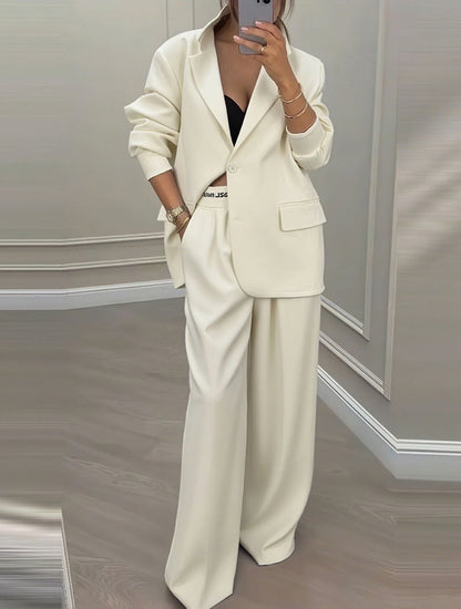 Women's Trendy Temperament Long Sleeve Casual Suits