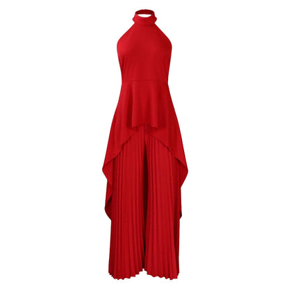 Women's Unique Pretty Sleeveless Irregular Two-piece Pants