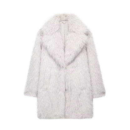 Women's Thick Lamb Wool Thickened Winter Furry Coats