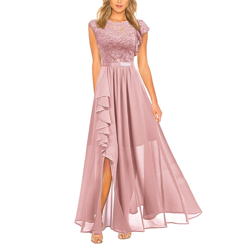 Women's Long Dress For Banquet Lace Bridesmaid Dresses