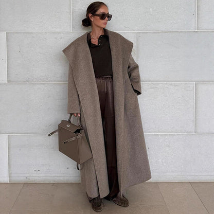 Fashionable Temperament Shawl Lapel Tied Waist Coats