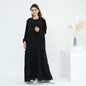 Turkish Solid Color Robe Dress Two-piece Dresses