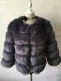 Women's Fur Imitation Fox Faux Long Sleeve Coats